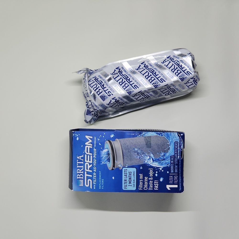 BRITA STREAM Replacement Water Filters Set of 2 New Unopended